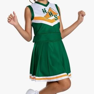 Girls cheerleading costume.
